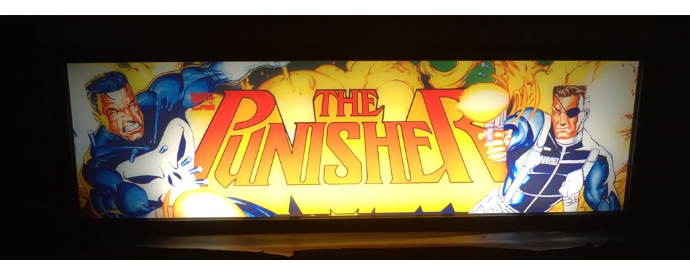 Punisher Arcade Marquee - Lightbox - Marvel